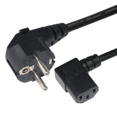 качество  Waterproof 2pin EU Standard Power Cord IEC 320 Home Appliance C13 Mains Cord European VDE Plug завод
